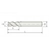 FRESA MD 3L 45º DIAM.  8X30 ALUM.