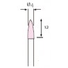 MUELA CORINDON ROSA 4 x 12  412J