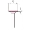 MUELA CORINDON ROSA 13x 2  132E