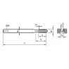 MACHO MAQ. RECTO M-10  DIN 371 PASANTE