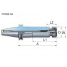 PORTA PINZAS DIN 69871 ISO 40 ER16 L100