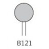 MUELA CORINDON ROJO B-121
