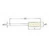 FIELTRO 25X30 EJE 6 AC-2530C