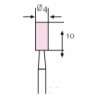 MUELA CORINDON ROSA 4 x 10  410A