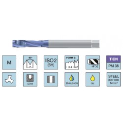 MACHO HELICOIDAL TICN M- 6