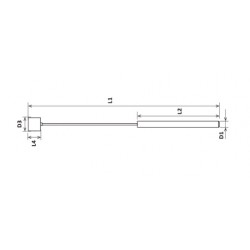 MUELA NARANJA D. 4 CILINDRICA GRANO 400