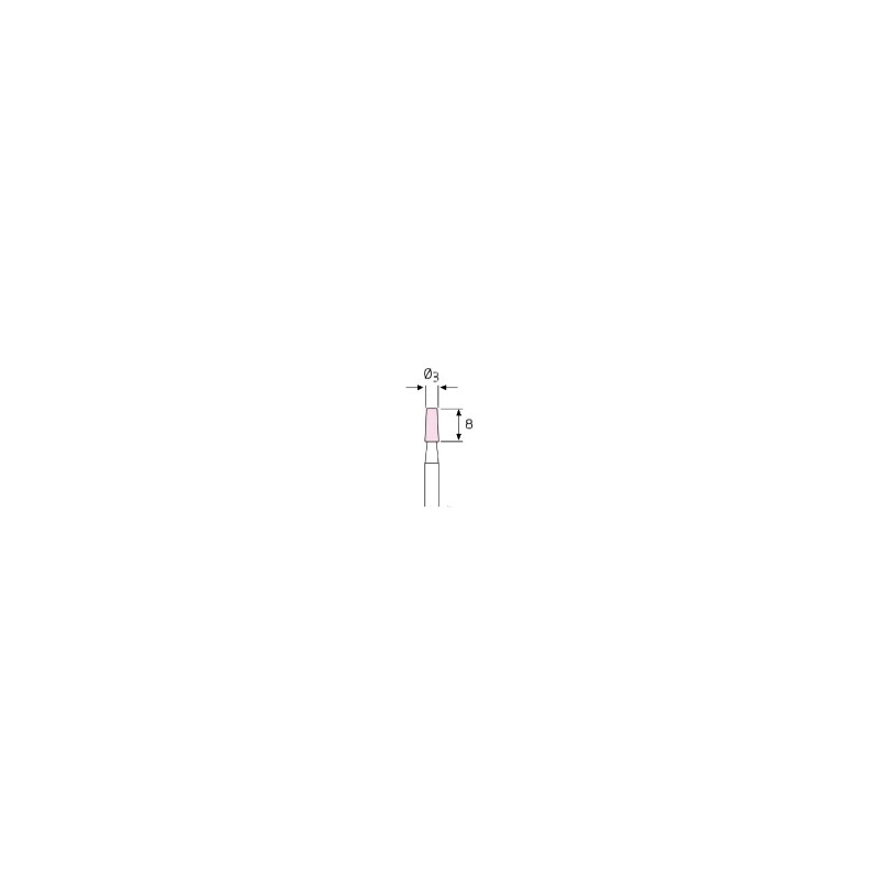 MUELA CORINDON ROSA 3 x 8  308T