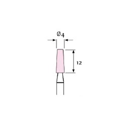 MUELA CORINDON ROSA 4 x 12  412T