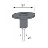 SOPORTE DIAM. 30 PARA DISCO ADHESIVO
