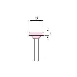 MUELA CORINDON ROSA 13x 3  133E