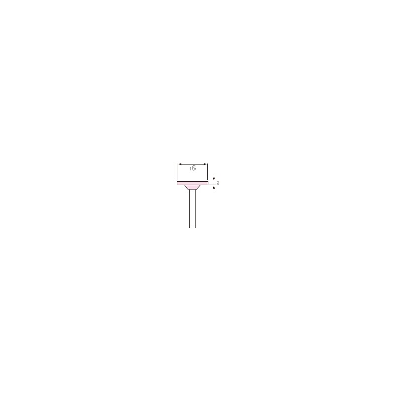 MUELA CORINDON ROSA 16x 2  162E