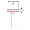 MUELA CORINDON ROSA 16x 3  163E