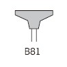 MUELA CORINDON AZUL B-81
