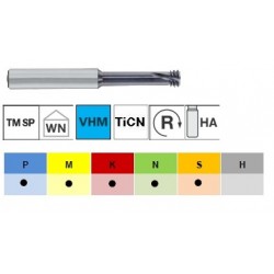 MICRO FRESA DE ROSCAR M-2,0 REC ALTIZrN