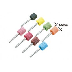 PACK 14 MUELA GR.240 DIAM.14 MANGO 3MM