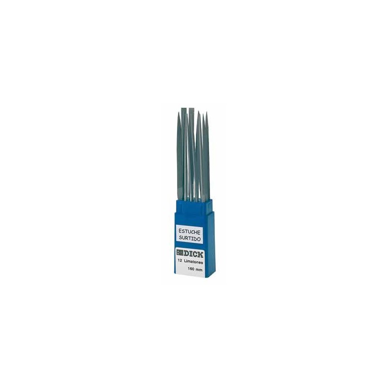 ESTUCHE LIMATONES DICK 12 PZ. P-1-3