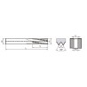 FRESA DE ROSCAR M- 12 REF. 53830