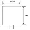 FIELTRO 20X20 EJE 3 AB-2020A