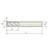 FRESA DENTADO VARIABLE D.6 R-0,3