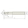 FRESA MD 4L 45º D.10 X 30 R-0,5