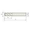 FRESA MD RECUB. 4L 43º  D.16X100 MGO. 16