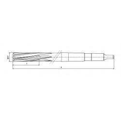 ESCARIADOR MTK DIAM. 18 M/CONICO MAQUINA